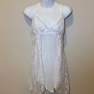Linea Donatella White Lace Slip